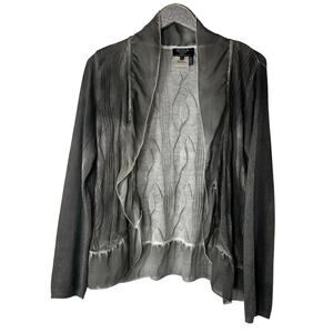 Angel Apparel Y2K Open Ruffle Cardigan